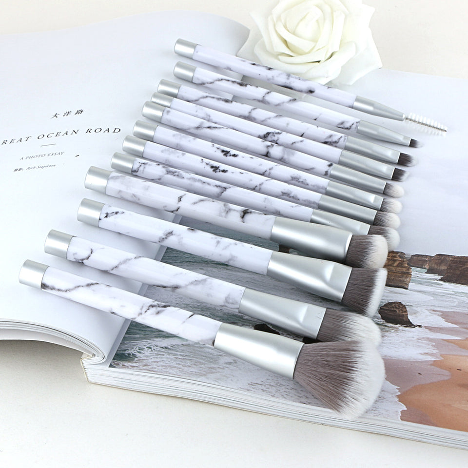 Marble Brushes Set