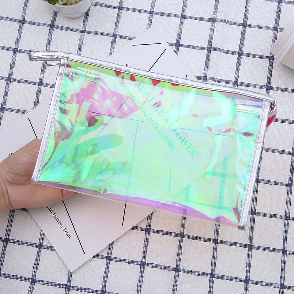 Clear Transparent Makeup Bag Zip