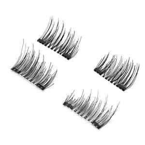 3D Magnetic Eyelashes + 2 Magnets Half Strip Soft Hair