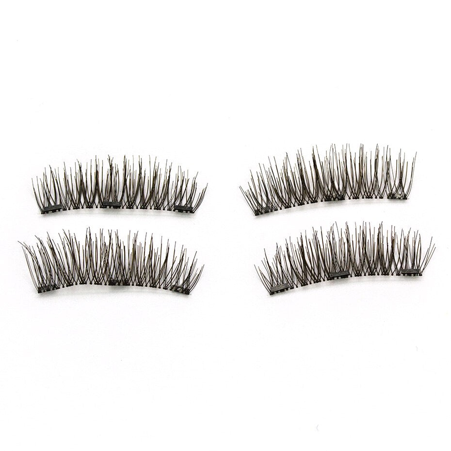 6D Magnetic Eyelashes + 3 Magnets Soft Hair Sexy